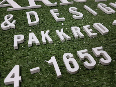 รับตัดอักษร CNC